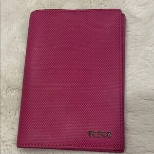 Tumi Fuchsia Pink Passport Cover